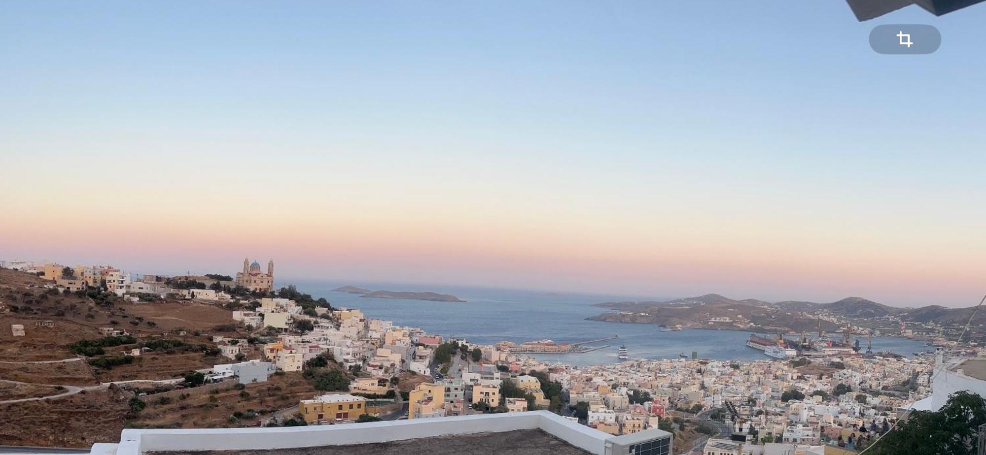 Akadia Syros Villa Ermoupoli Exteriör bild
