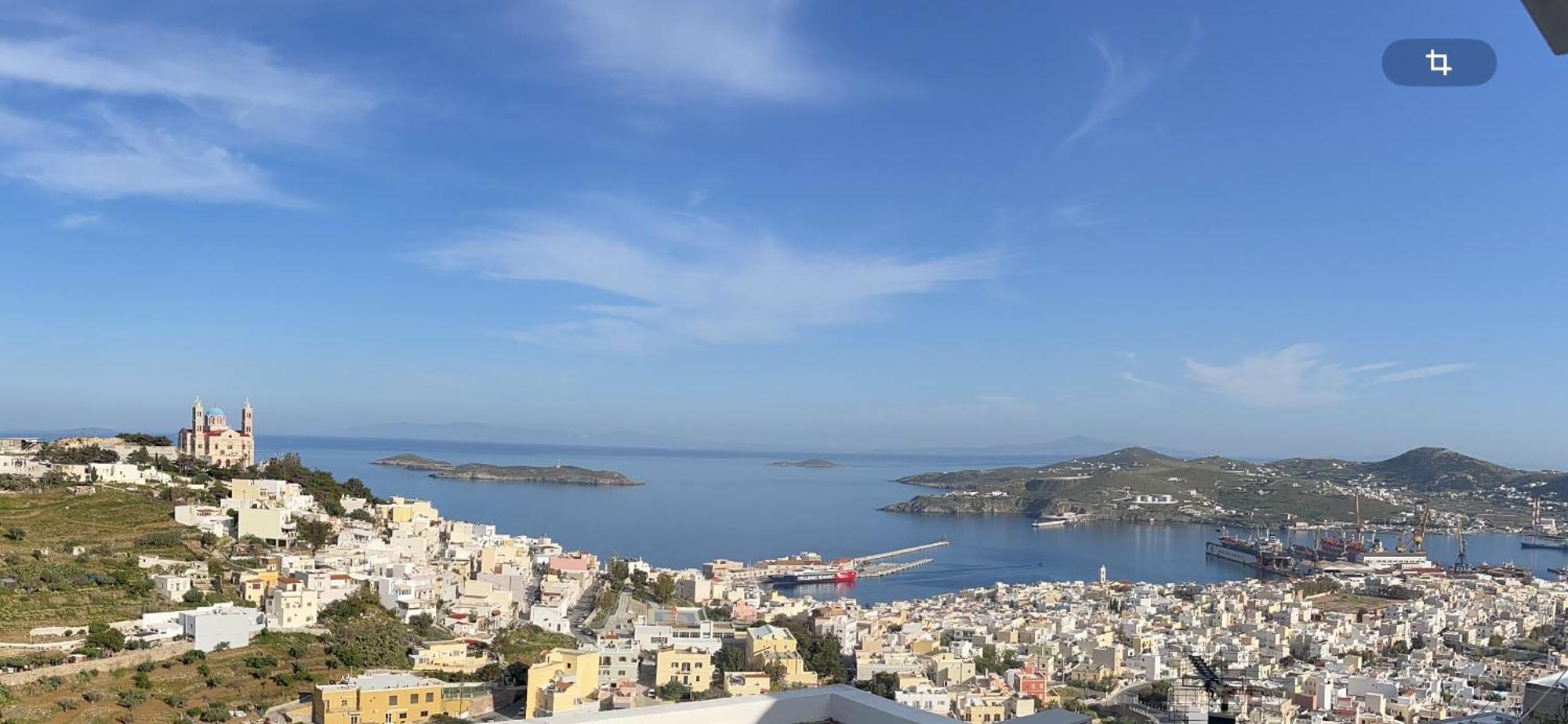 Akadia Syros Villa Ermoupoli Exteriör bild
