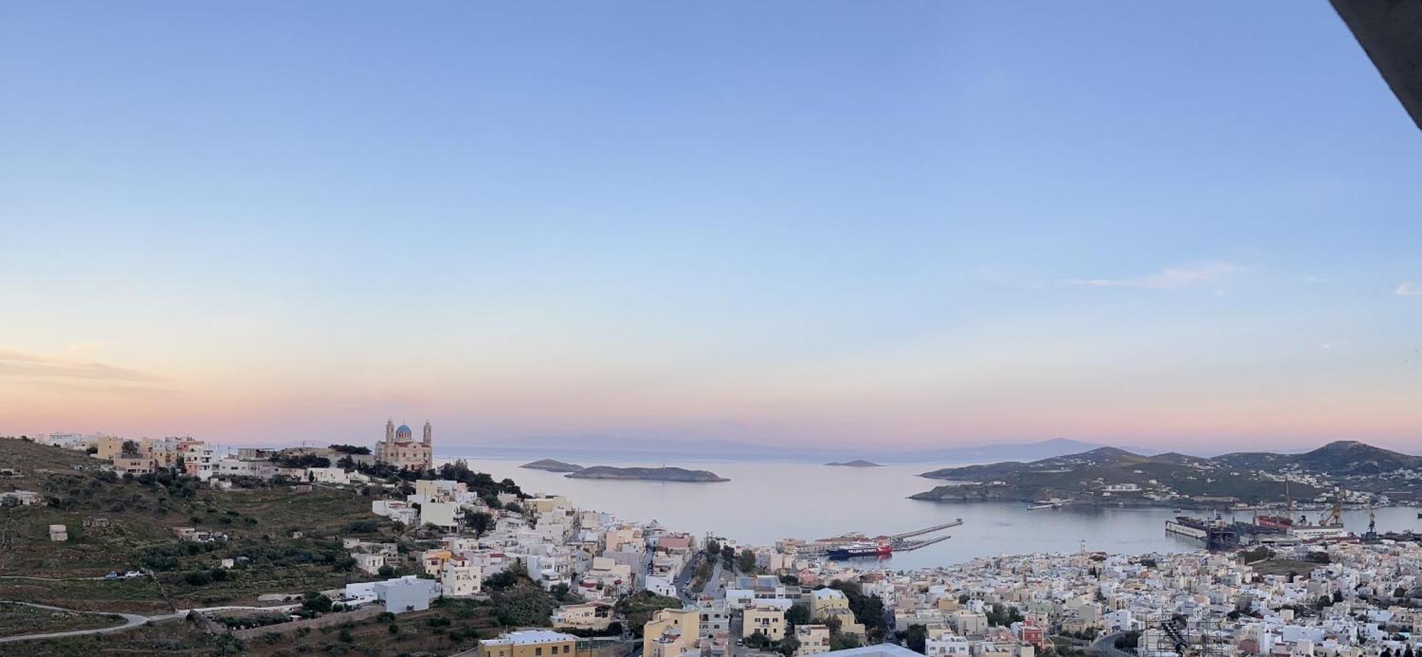 Akadia Syros Villa Ermoupoli Exteriör bild